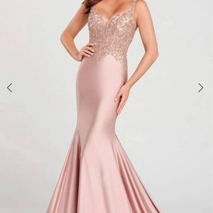 Ellie Wilde Bead Lace Corset Bodice Mermaid Gown - 00